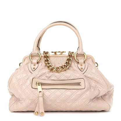 Marc Jacobs Calfskin Quilted Stam Beige 1 of 13