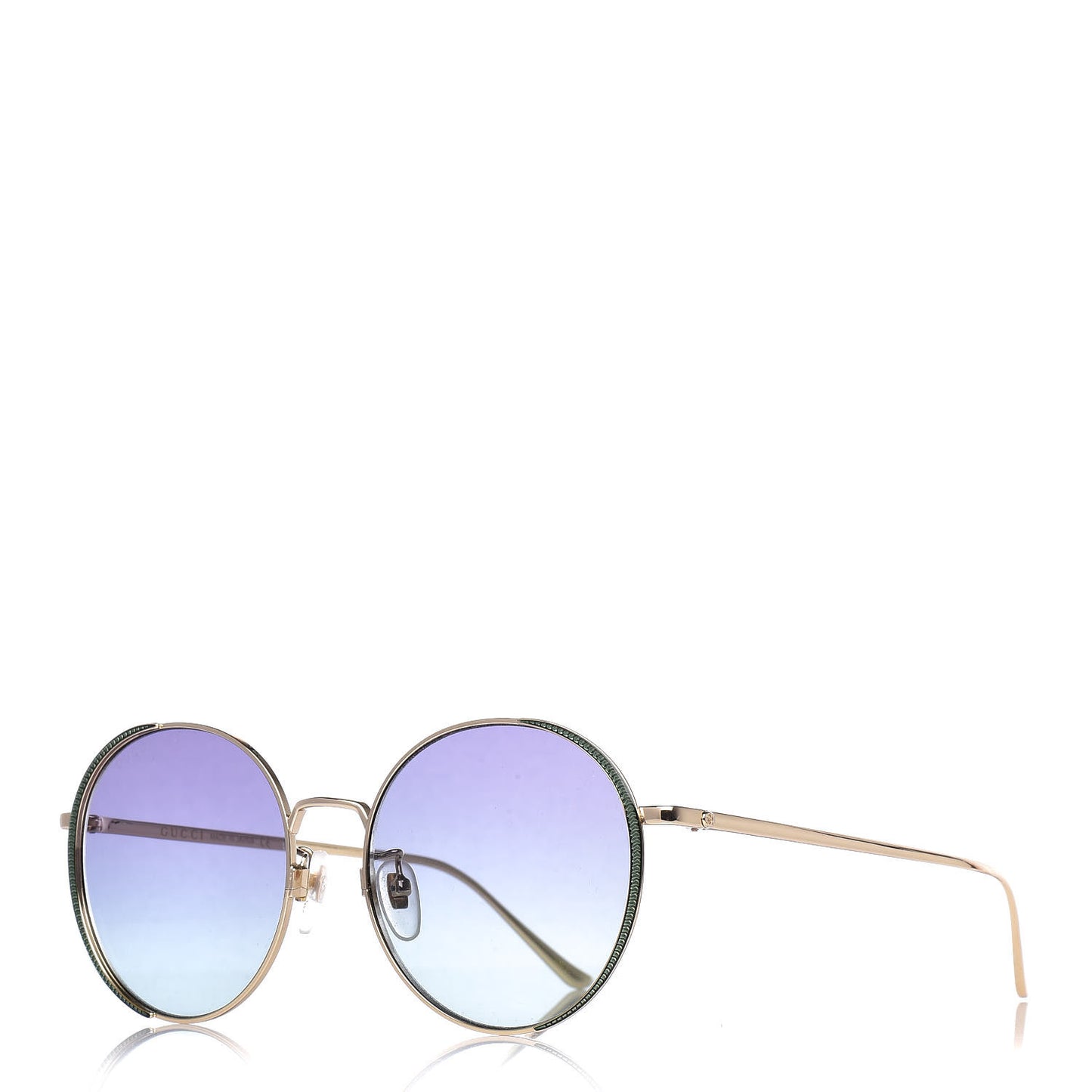 Round Sunglasses GG0401SK Gold