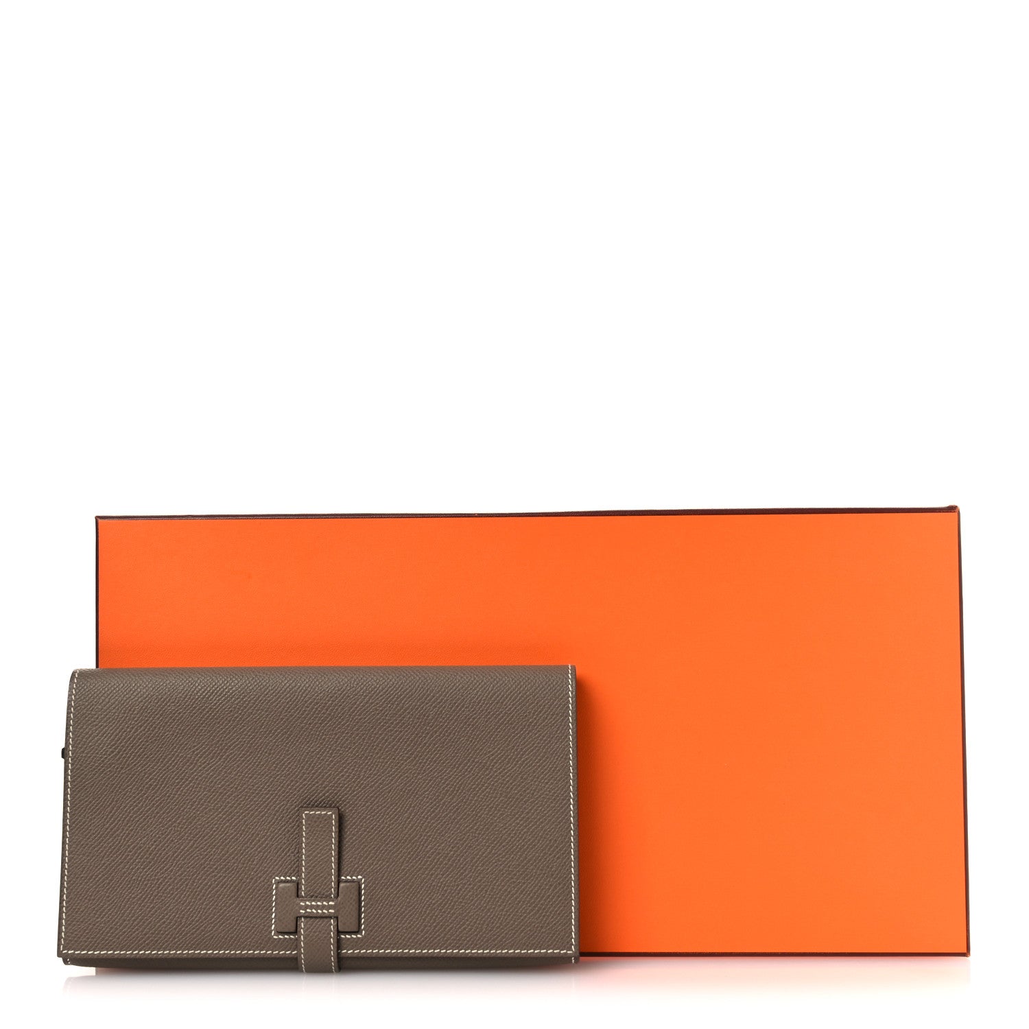 Hermes Epsom New H Passant Toutenmain Wallet Etoupe 8 of 8
