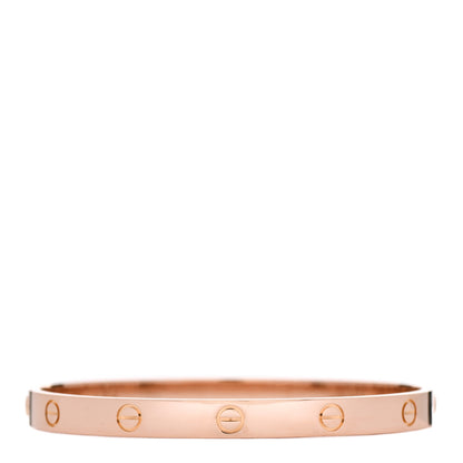 Cartier 18K Pink Gold LOVE Bracelet 19 2 of 5