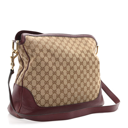 Gucci Monogram Medium Diana Bamboo Shoulder Bag Dark Purple 3 of 18