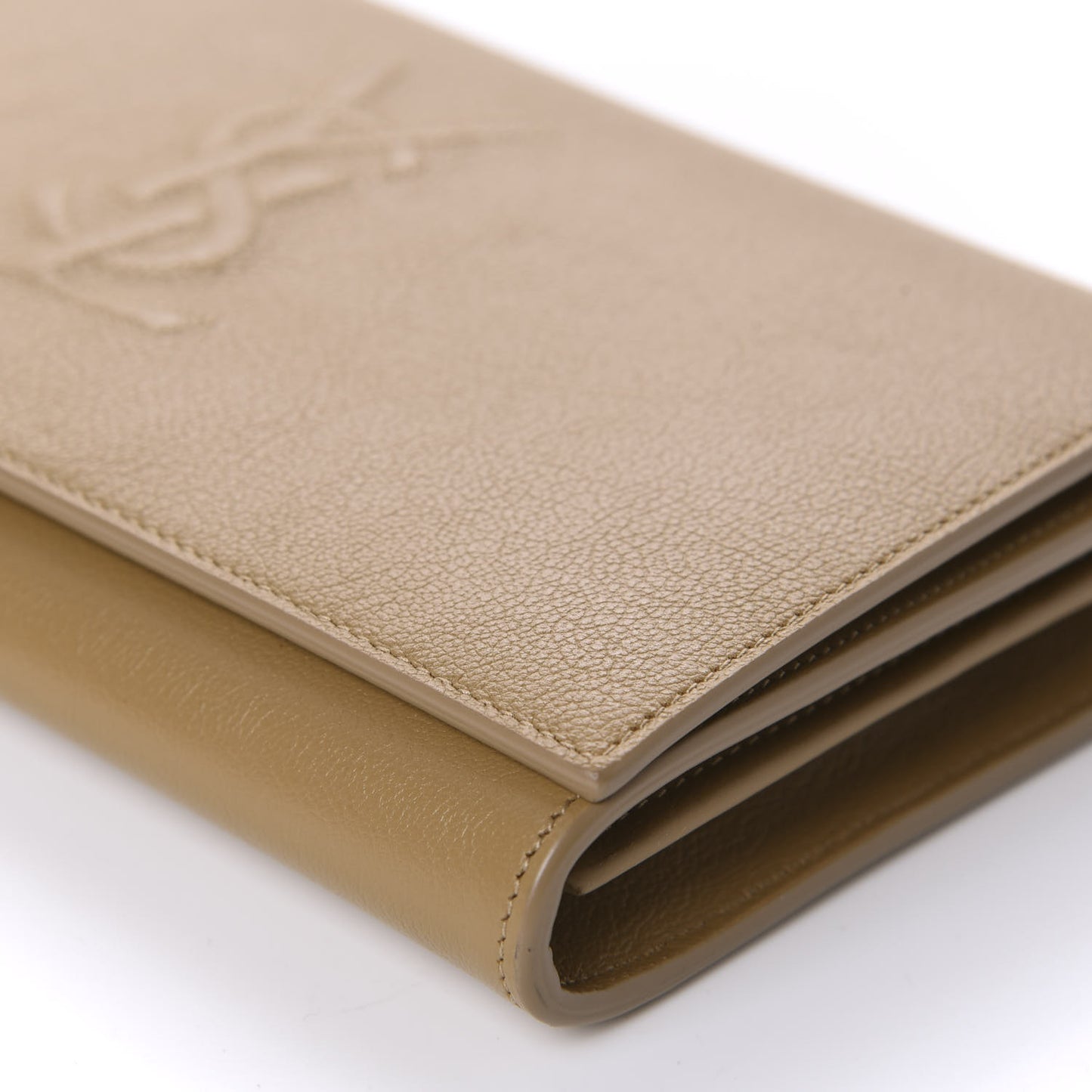 Calfskin Belle de Jour Chain Clutch Beige