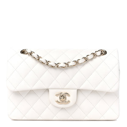 Chanel Caviar Quilted Small Double Flap White 1 of 10