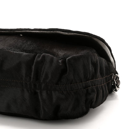 Chanel Pony Hair Sharpei Flap Tote Black 10 of 11