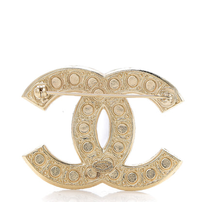 Chanel Pearl CC Brooch Gold 2 of 3