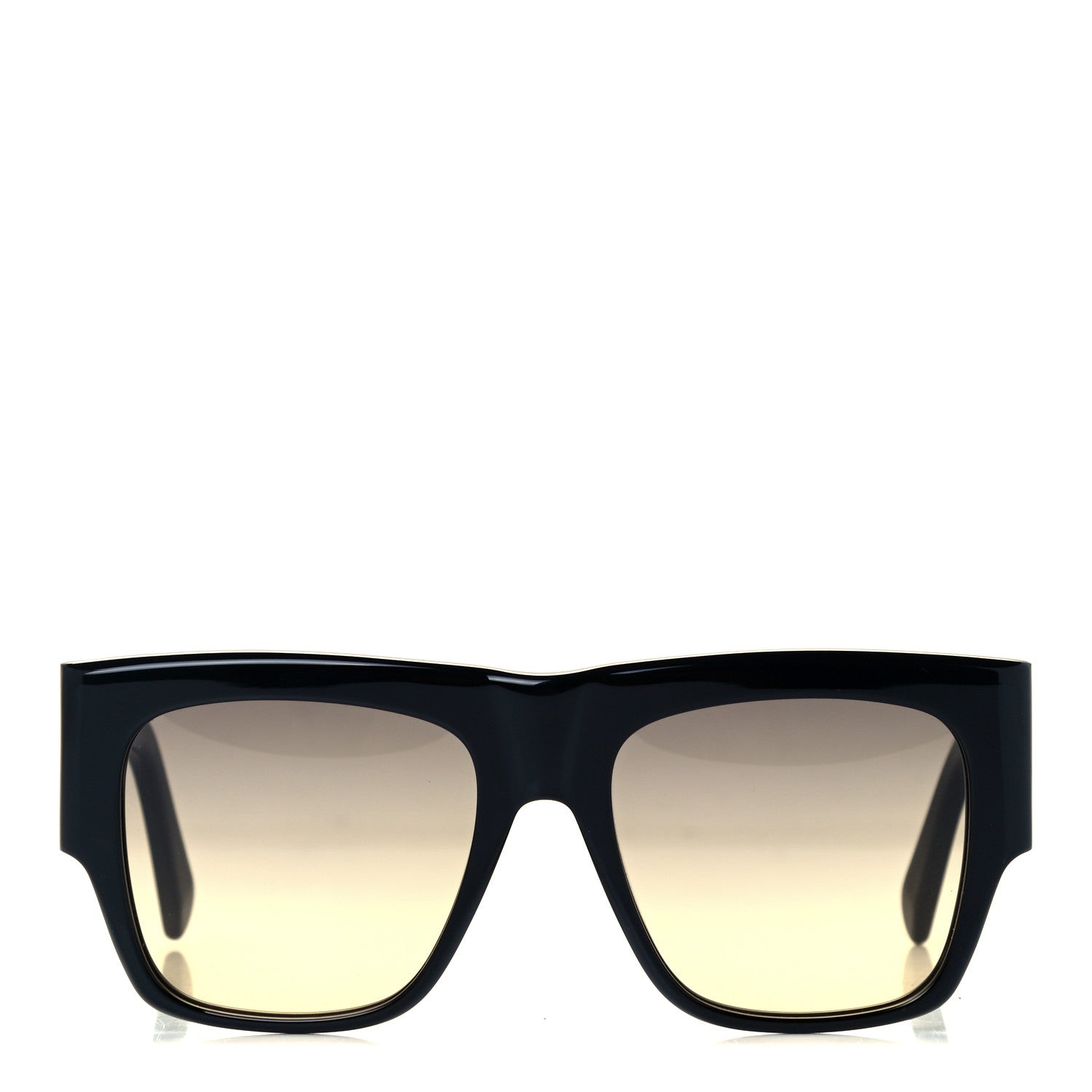 Celine Acetate Rectangular Sunglasses CL4056IN Black 2 of 7