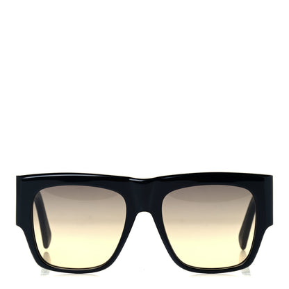 Celine Acetate Rectangular Sunglasses CL4056IN Black 2 of 7