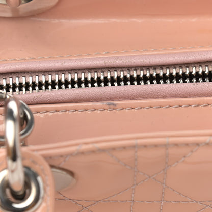 Christian Dior Patent Cannage Medium Lady Dior Pale Pink 15 of 15