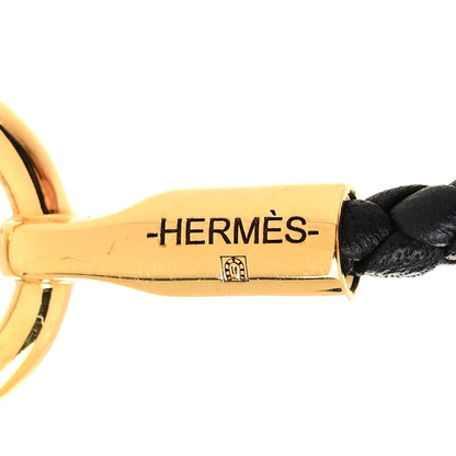 Hermes Swift Double Tour Glenan Bracelet T2 Black 4 of 5
