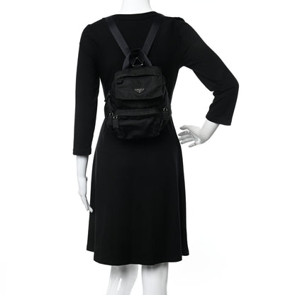 Prada Nylon Vela Mini Backpack Black 2 of 10