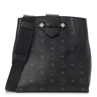 MCM Visetos Calfskin Essential Bucket Bag Black 1 of 10