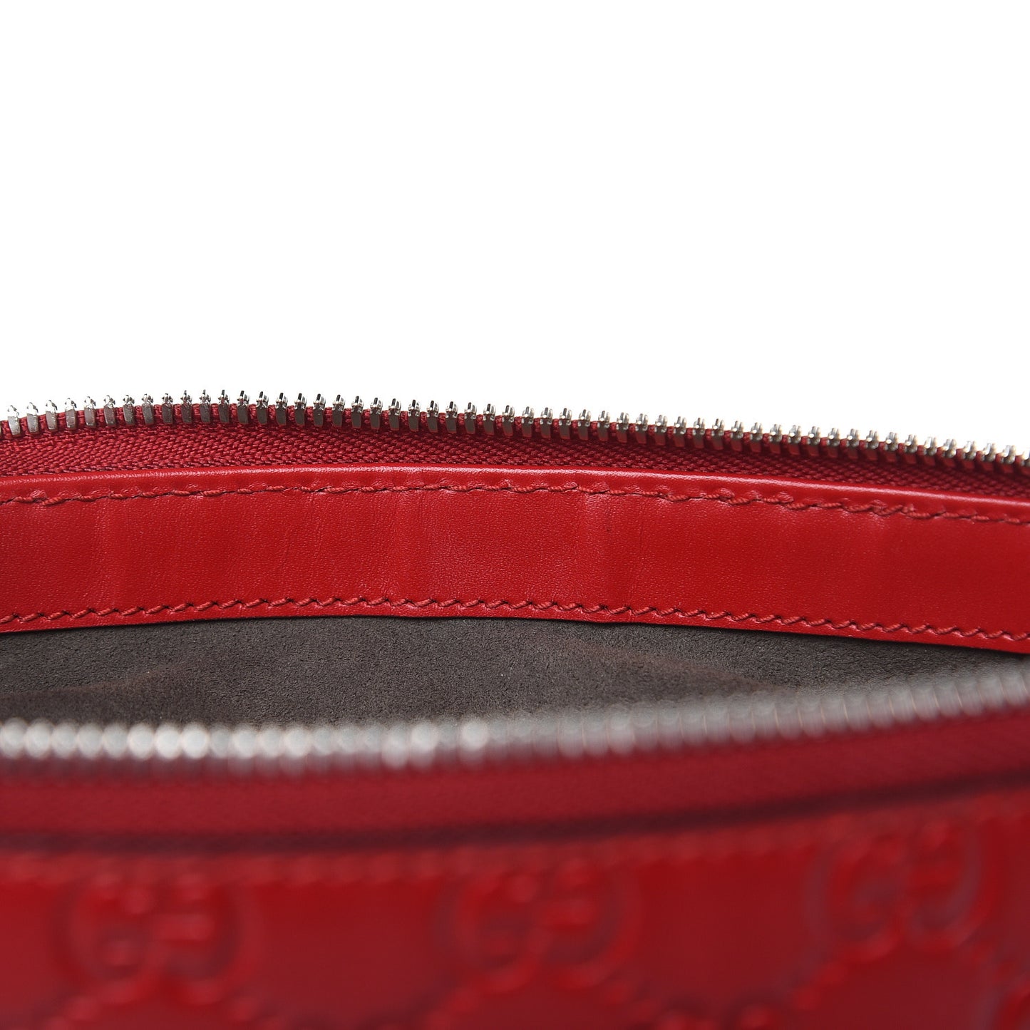 Guccissima Signature Small Messenger Bag Hibiscus Red