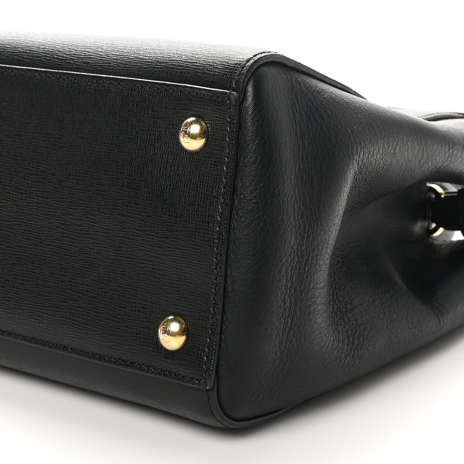 Fendi Vitello Elite Petite 2Jours Tote Black 10 of 10