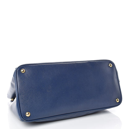 Prada Saffiano Lux Large Tote Bluette 4 of 25