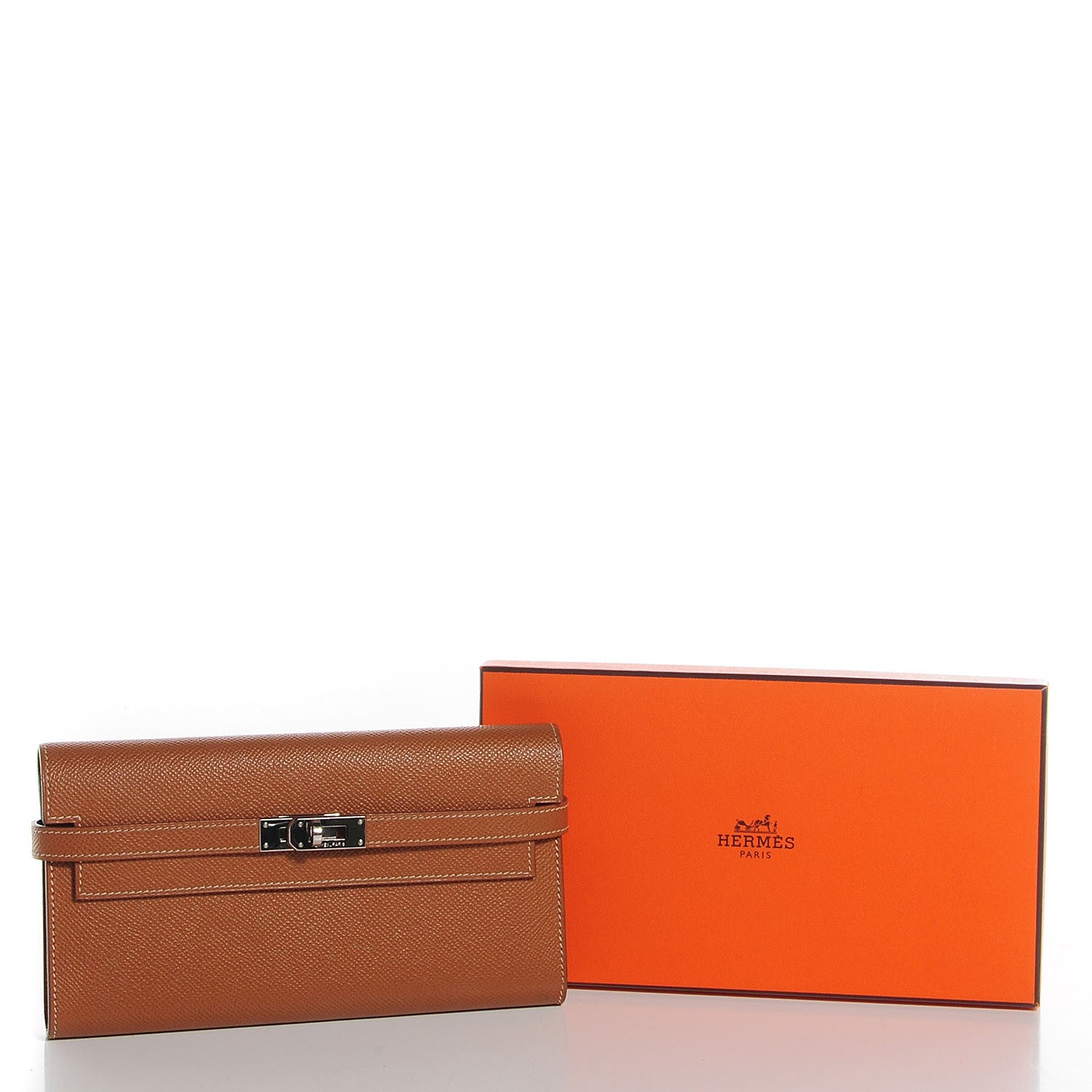 Hermes Epsom Kelly Longue Wallet Gold 13 of 13