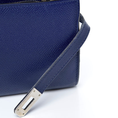 Hermes Epsom Kelly Longue Wallet Bleu Electrique 11 of 14