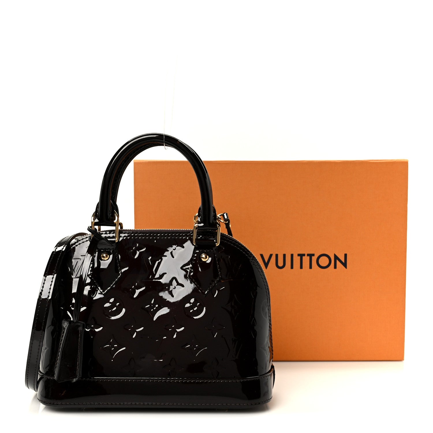 Louis Vuitton Vernis Alma BB Amarante 13 of 13