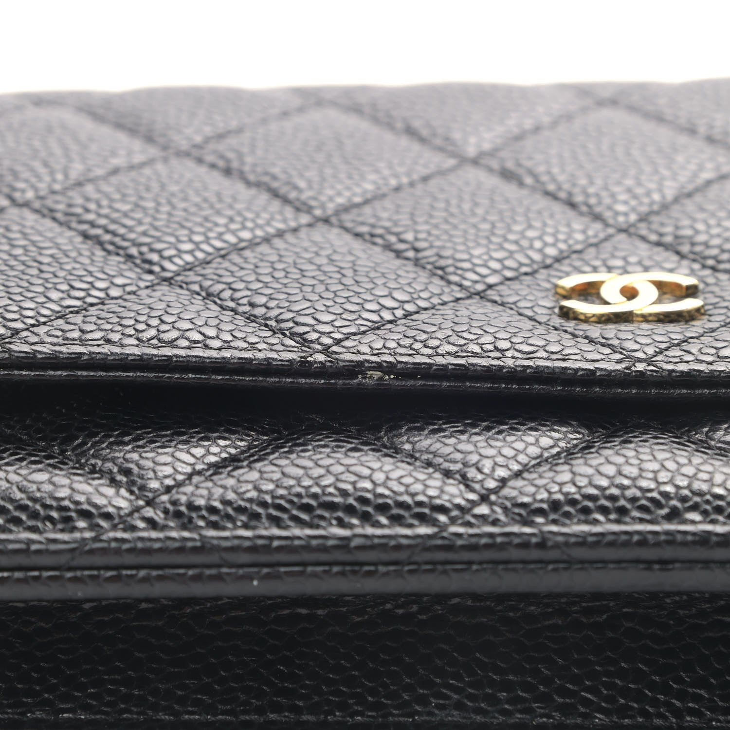 Chanel Caviar Quilted Wallet On Chain WOC Black 6 of 7
