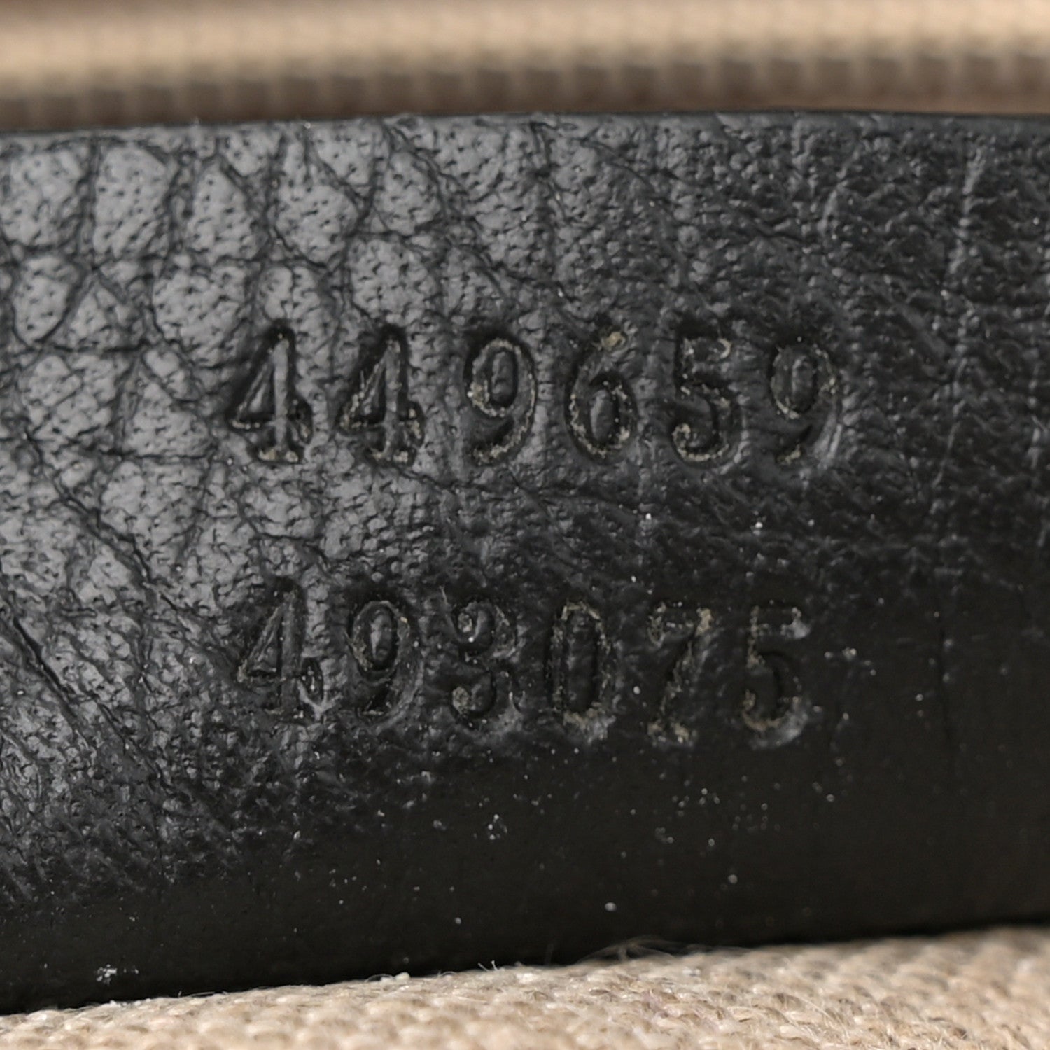 Gucci Dollar Calfskin GG Charm Satchel Black 7 of 10