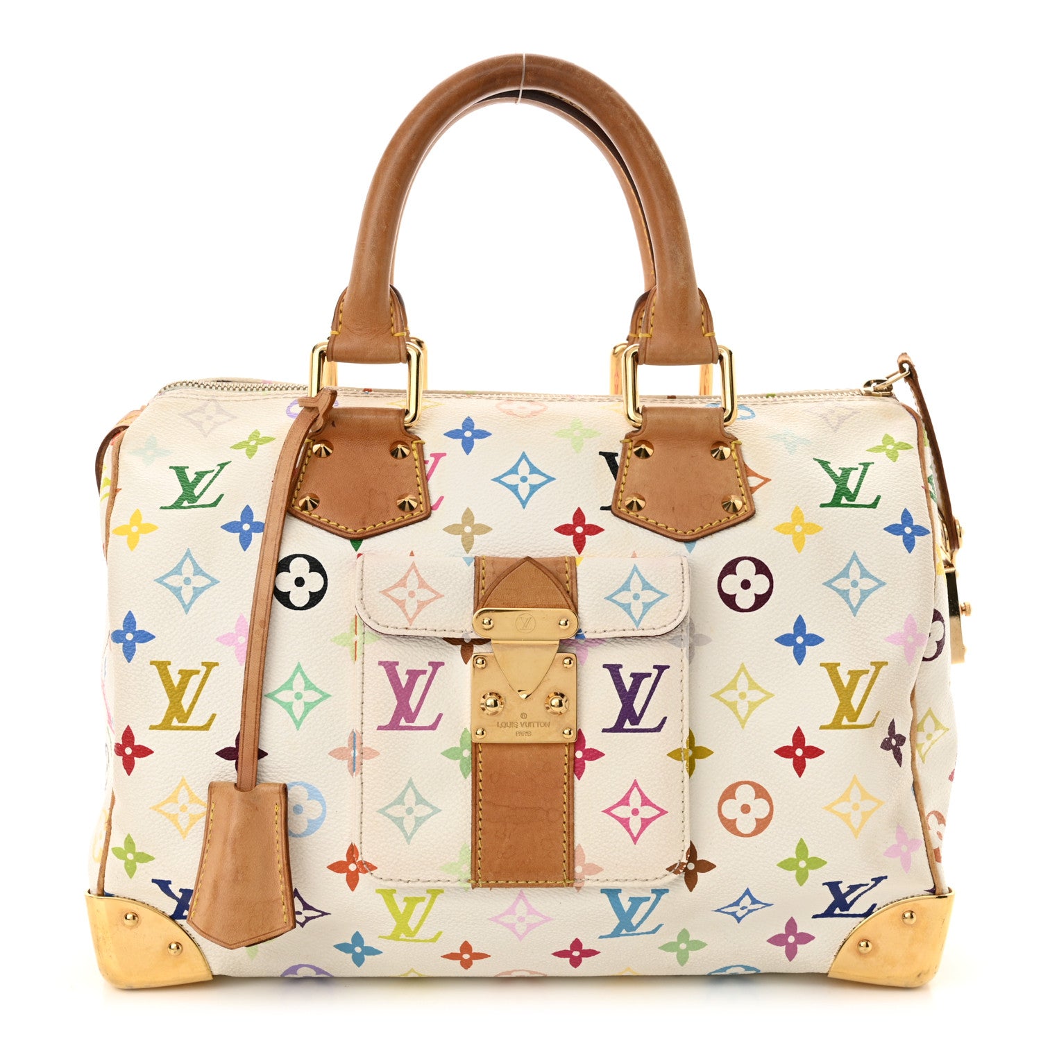 Louis Vuitton Monogram Multicolor Speedy 30 White 1 of 17