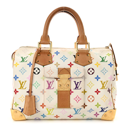Louis Vuitton Monogram Multicolor Speedy 30 White 1 of 17