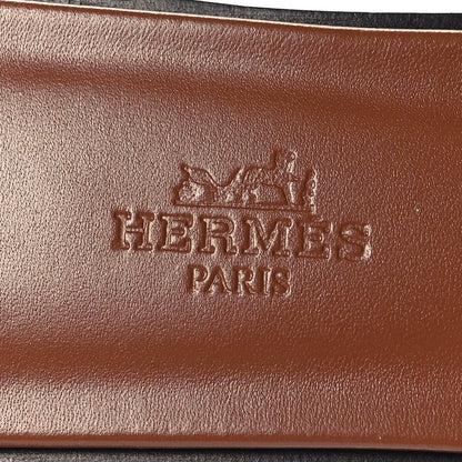 Hermes Denim Canvas Oran Sandals 35.5 Bleu Brut 8 of 8