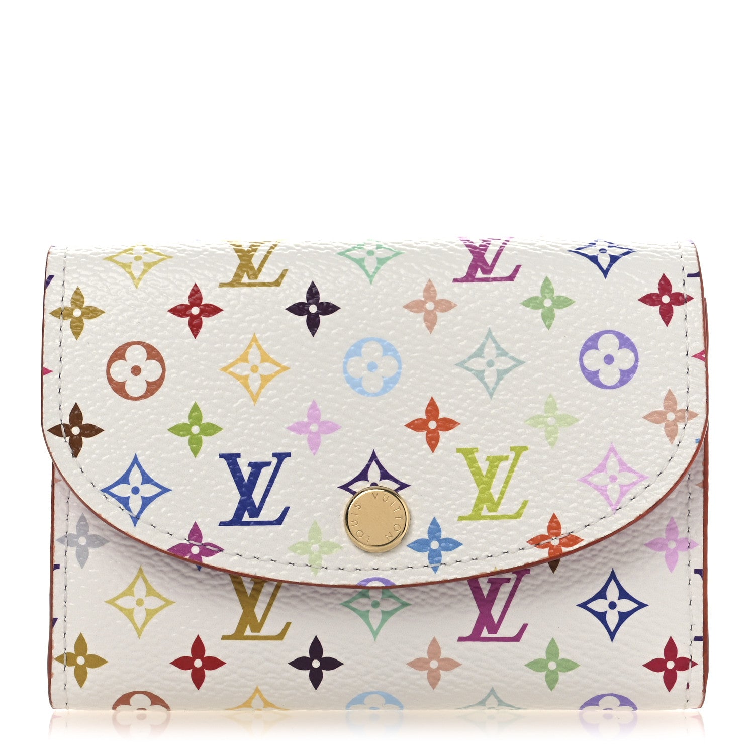 Louis Vuitton LV X TM Monogram Multicolor Rosalie Coin Purse White Kawaii Pink 1 of 6