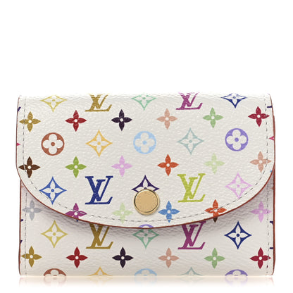 Louis Vuitton LV X TM Monogram Multicolor Rosalie Coin Purse White Kawaii Pink 1 of 6