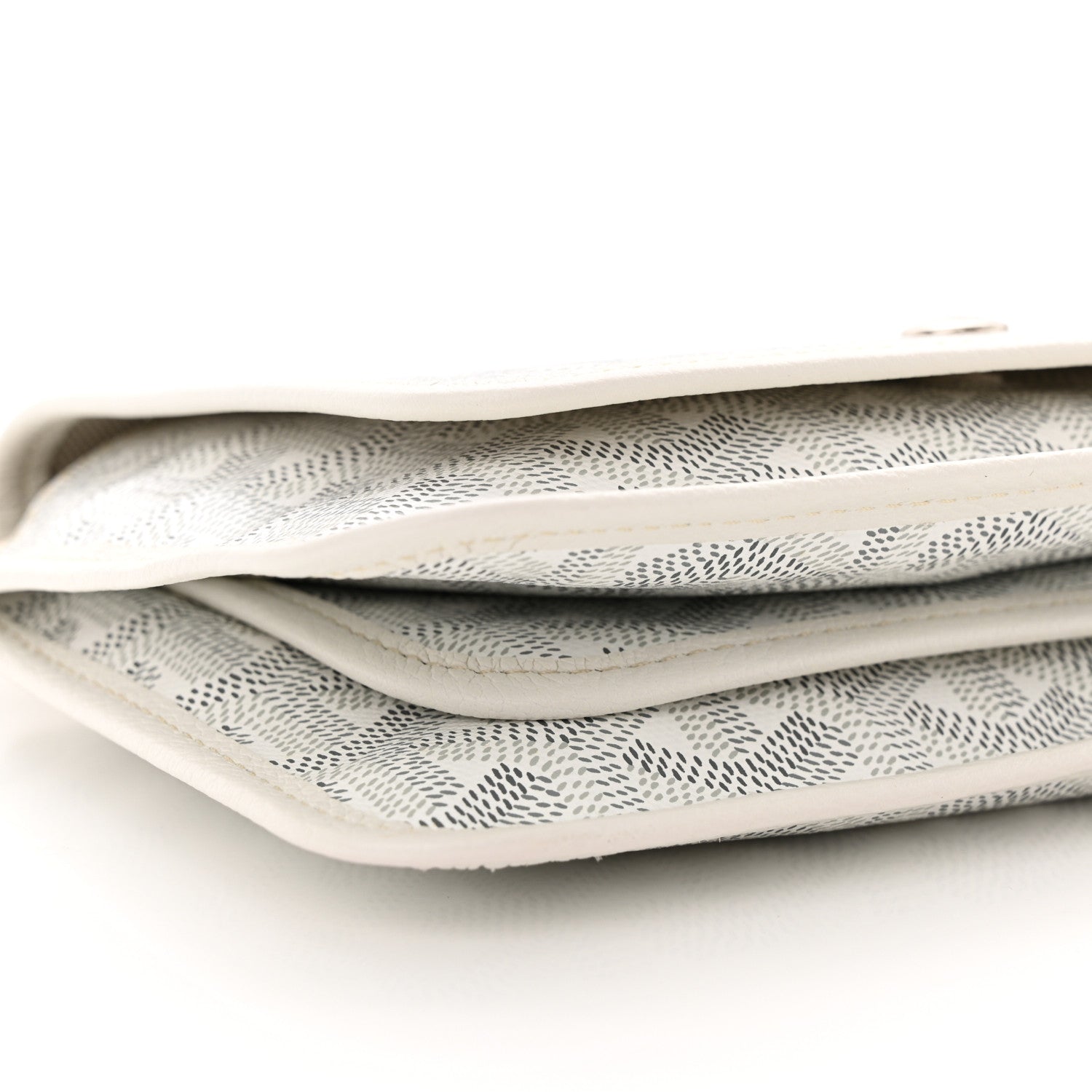 Goyard Goyardine Plumet Wallet Clutch White 9 of 11