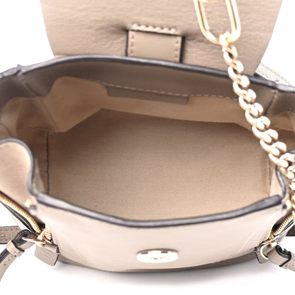 Chloe Suede Calfskin Mini Faye Backpack Motty Grey 4 of 4