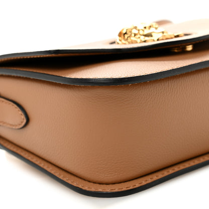 Versace Grained Calfskin La Medusa Flap Shoulder Bag Brown 8 of 11