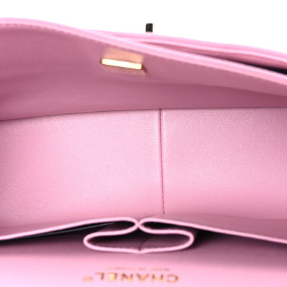 Chanel Caviar Quilted Jumbo Double Flap Pink 5 of 11