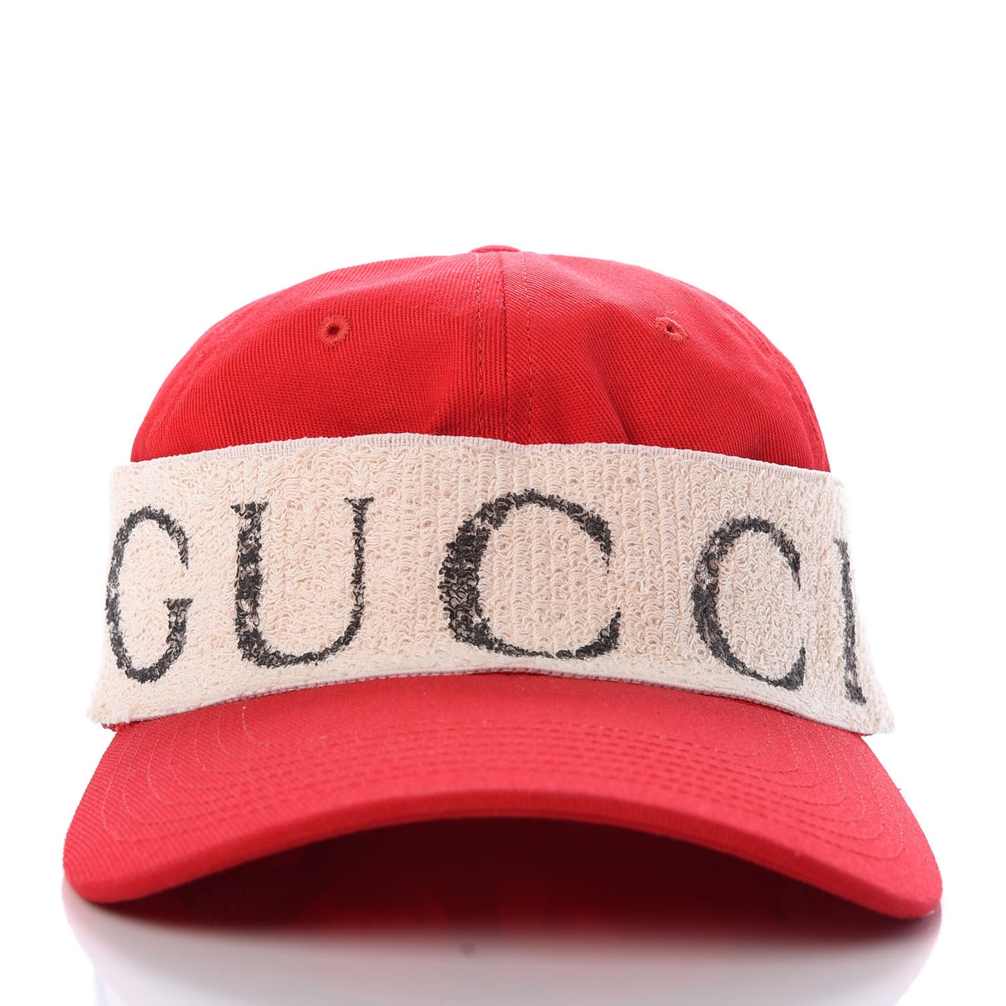 Gabardine Headband Baseball Hat L Red