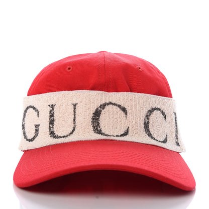 Gucci Gabardine Headband Baseball Hat L Red 3 of 9