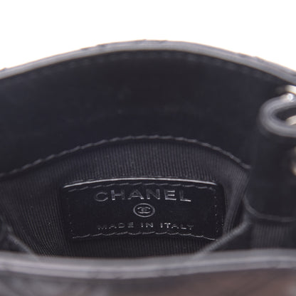 Chanel Calfskin Quilted Crossbody CC Phone Holder Black 6 of 12
