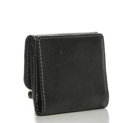 Chloe Grained Calfskin Marcie Square Wallet Black 3 of 10