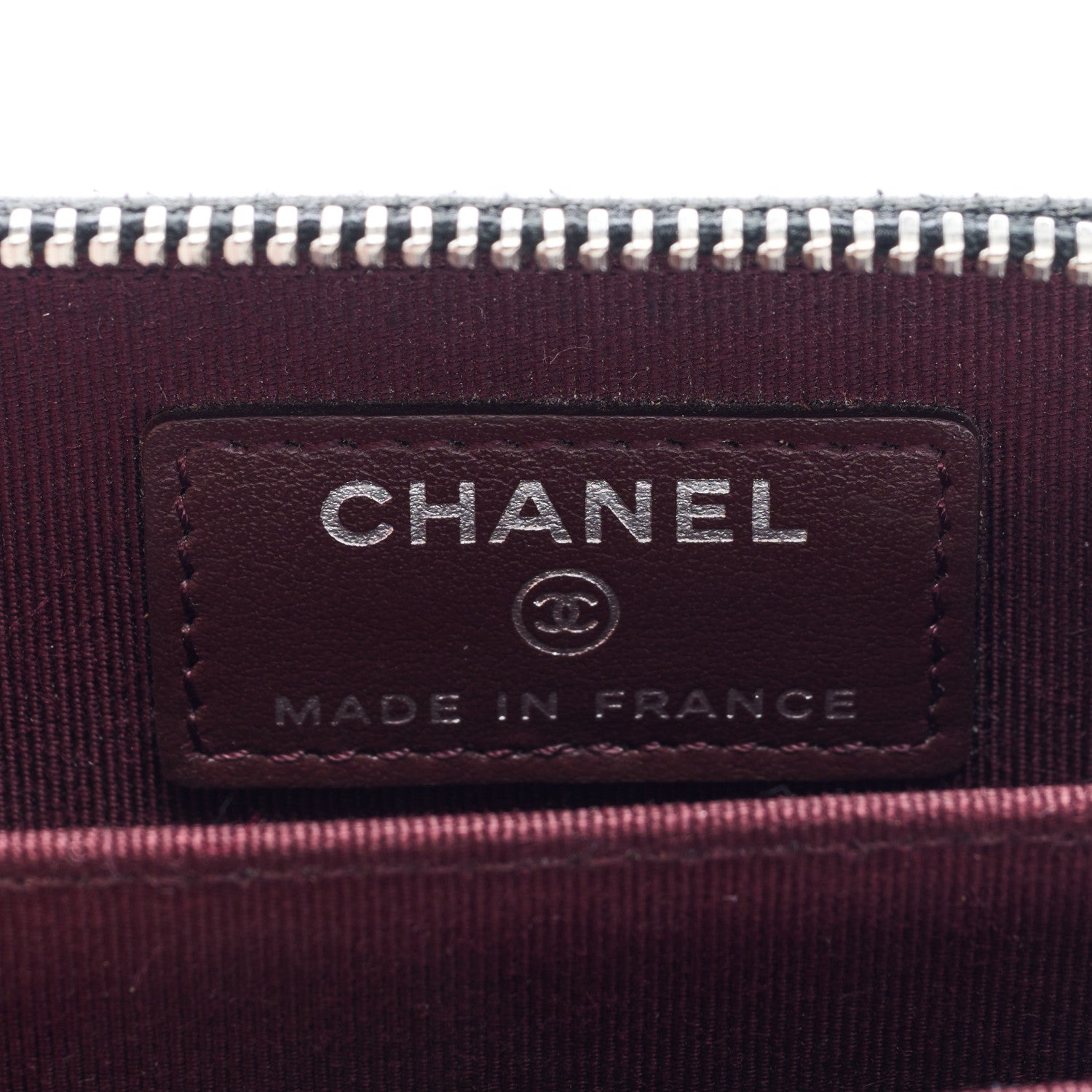 Chanel Caviar Quilted Zip Coin Purse Black 6 of 7