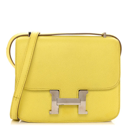 Hermes Epsom Constance 18 Lime 1 of 10