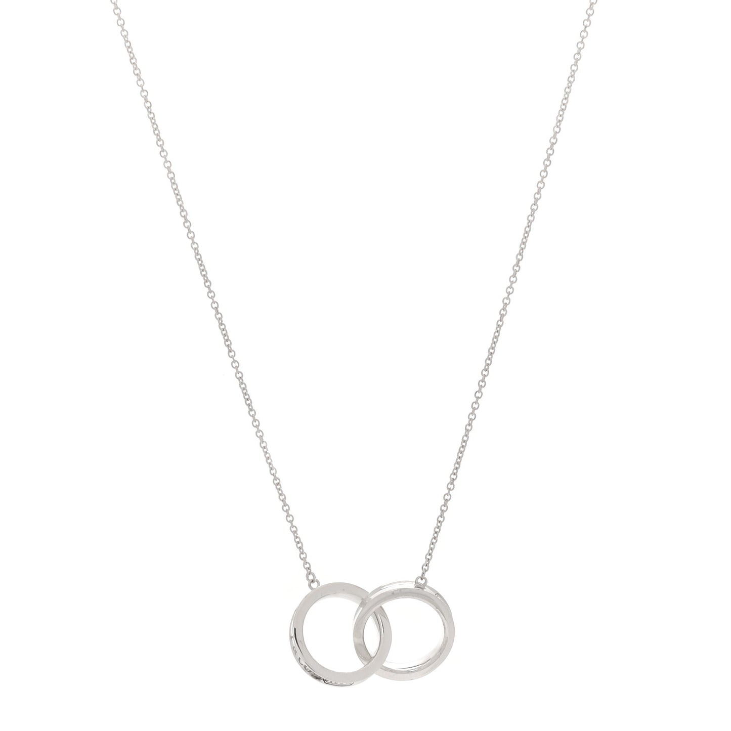 Sterling Silver 1837 Interlocking Circles Pendant Necklace