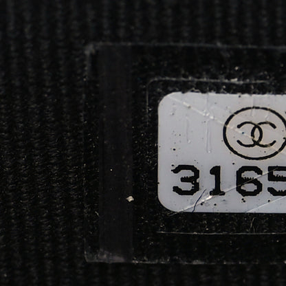 Chanel Calfskin Quilted Mini Maxi Pearls Wallet On Chain WOC Black 7 of 9