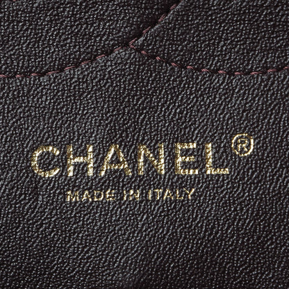 Chanel Caviar Quilted Jumbo Double Flap Burgundy 7 of 9