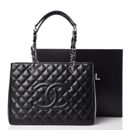 Chanel Caviar Quilted Grand Shopping Tote GST Black 11 of 11