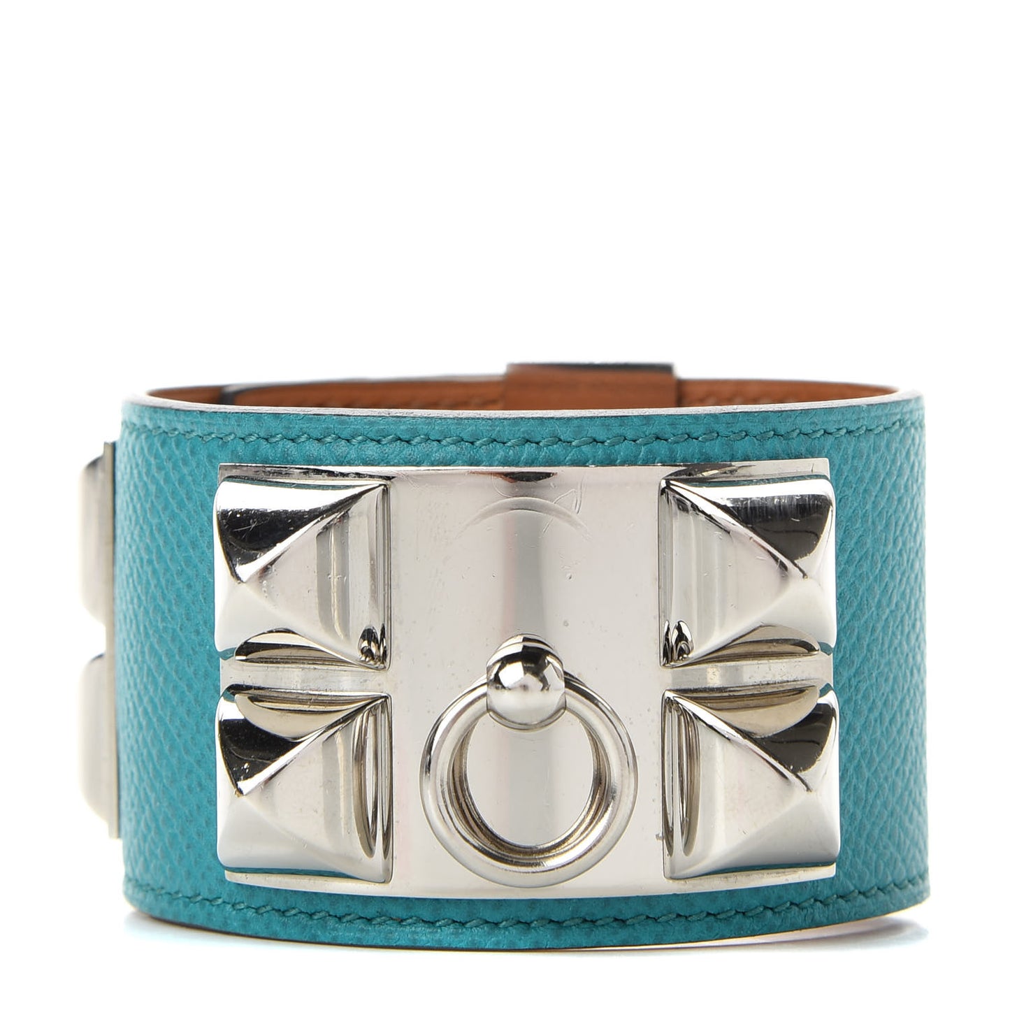 Epsom Collier de Chien CDC Bracelet S Bleu Paon