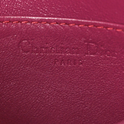Christian Dior Lambskin Cannage Lady Dior Pochette Frambroise 6 of 9