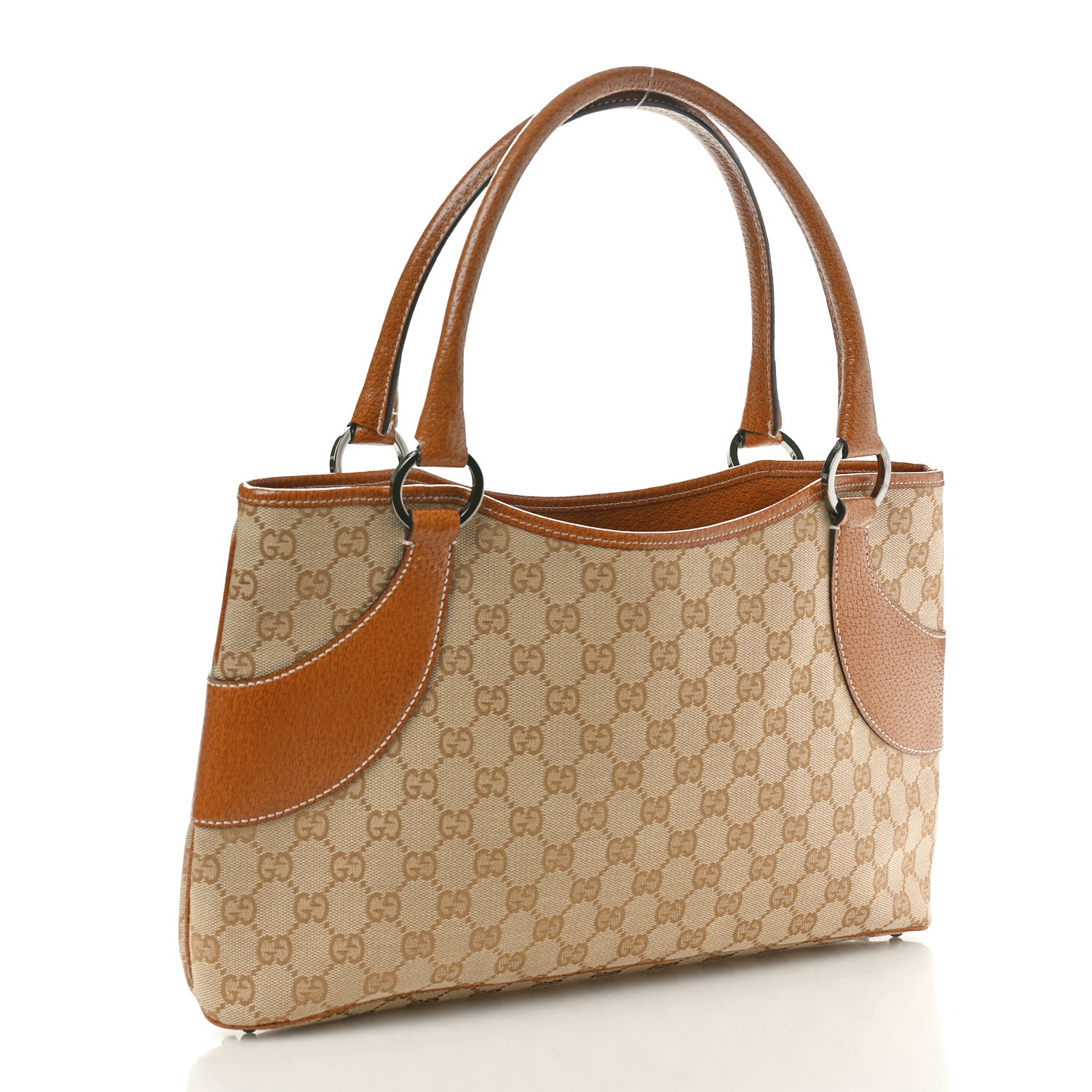 Gucci Monogram Shoulder Bag Brown 3 of 12