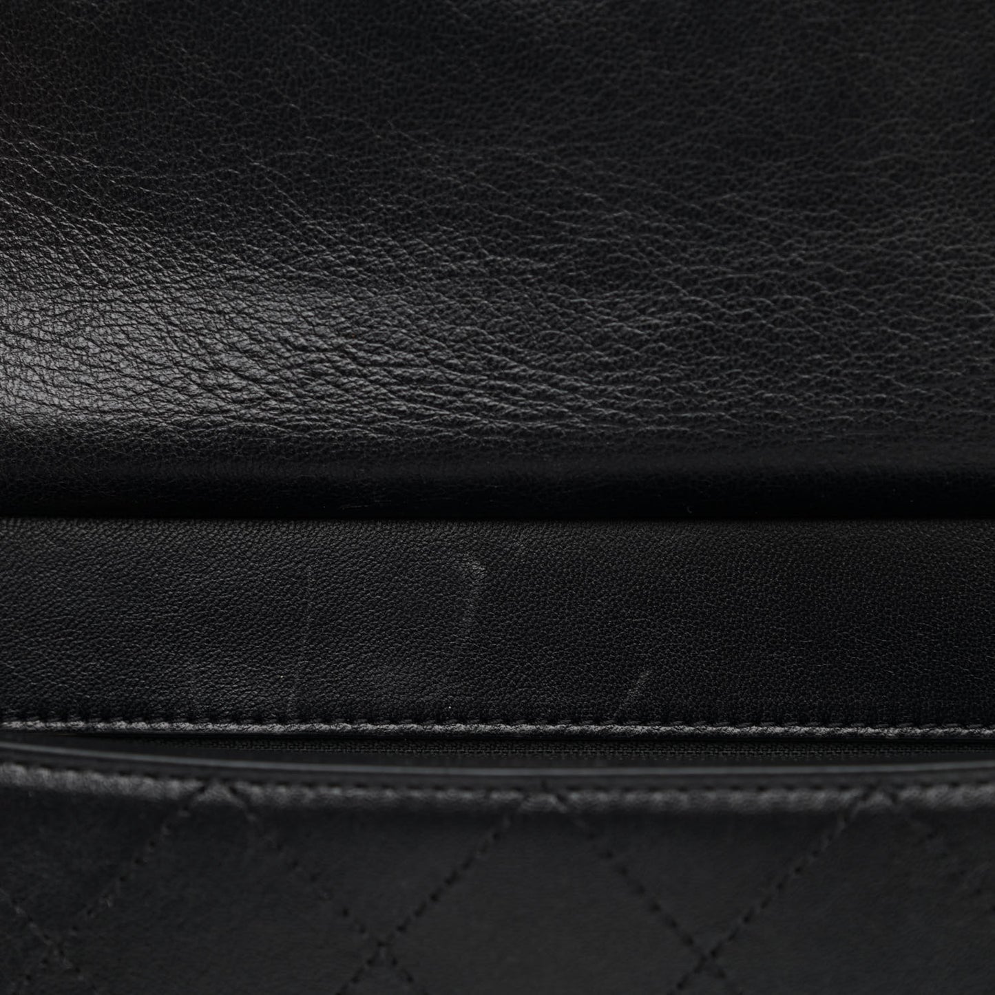 Lambskin Stitched Coco Luxe Small Flap Black