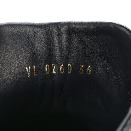 Louis Vuitton Calfskin Monogram Stellar Sneaker Boots 36 Black White 8 of 8