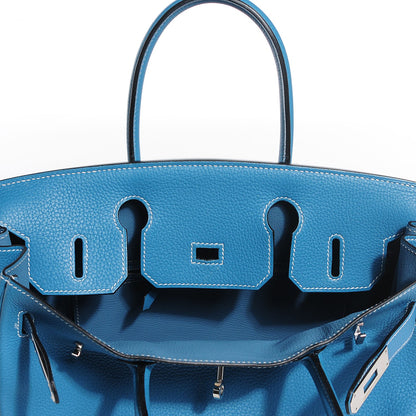 Hermes Togo Birkin 30 Blue Jean 25 of 29