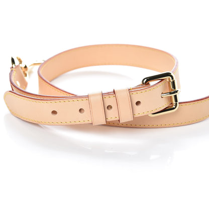 Louis Vuitton Vachetta 25mm Adjustable Shoulder Strap VVN 3 of 4