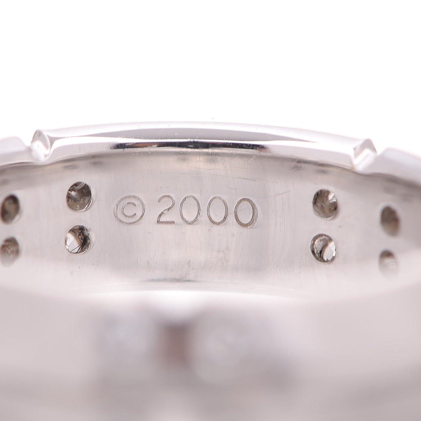 18K White Gold Diamond Streamerica Ring 47 4